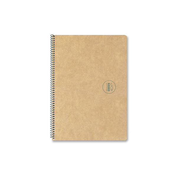 Cuaderno espiral Escolofi green A4