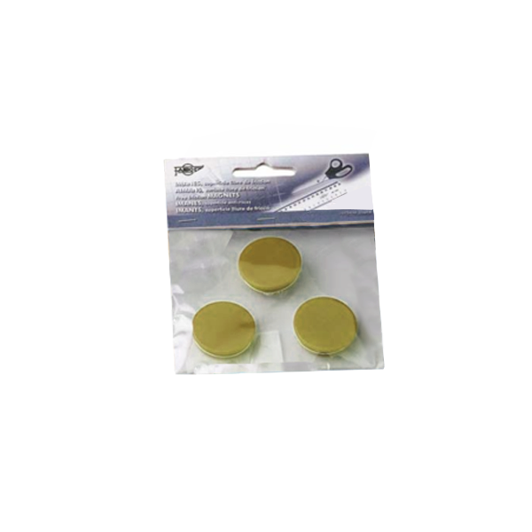 Fichas magnéticas Faibo Ø30 mm 3 u.