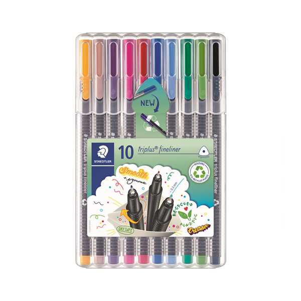 Staedtler triplus 334 fineliner 10 u.
