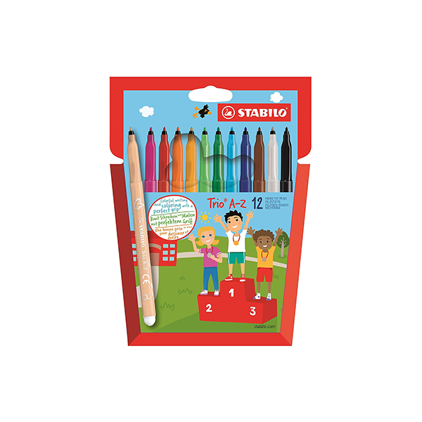 Stabilo trio A-Z. Caja 12 u.