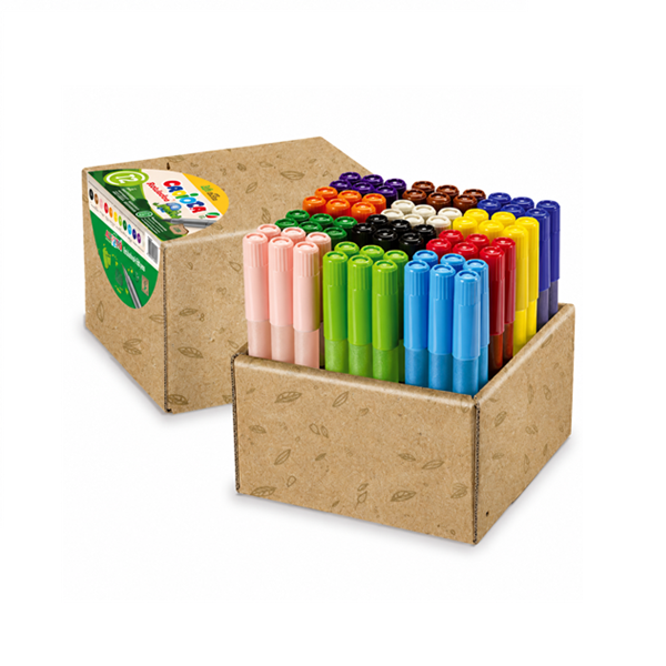 Schoolbox rotuladores Carioca Jumbo eco family