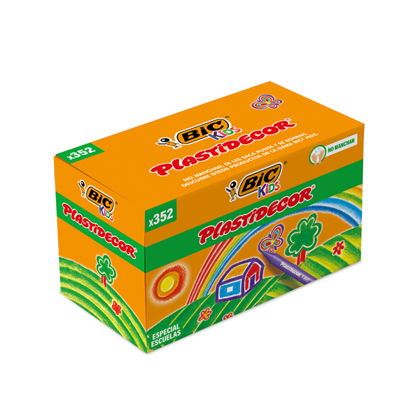 Plastidecor 352 ceras. Kit escolar