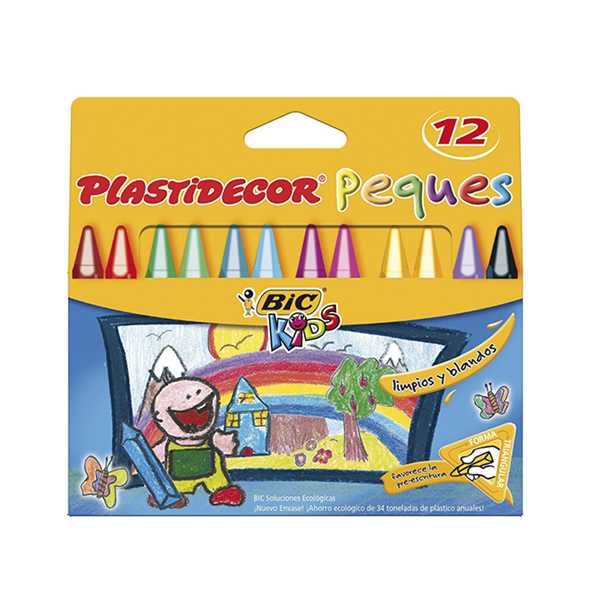 Plastidecor Peques. Estuche 12 ceras