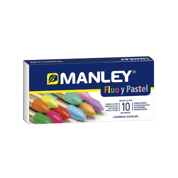Ceras Manley fluo y pastel