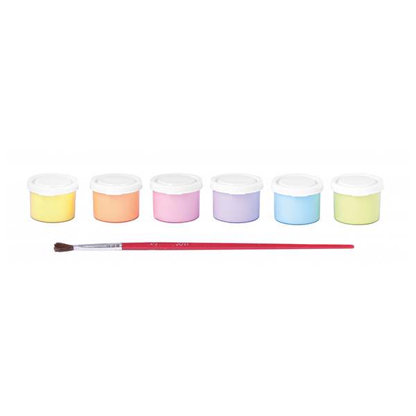 Témpera Jovi pastel 35 ml 6 u. con pincel