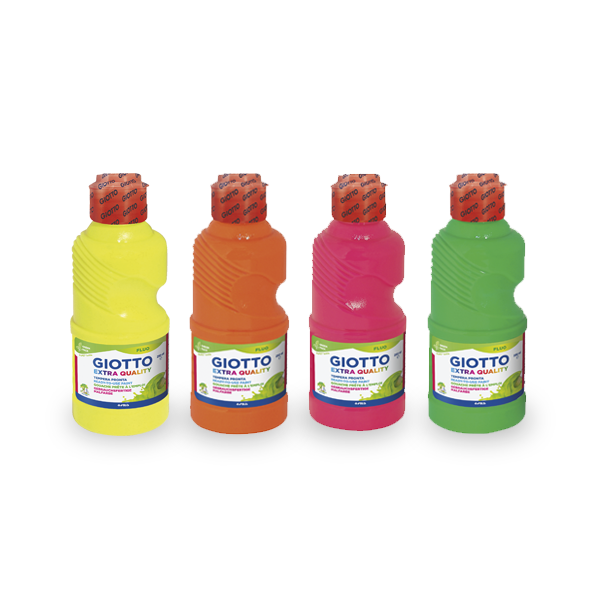 Témpera fluorescente Giotto 250 ml
