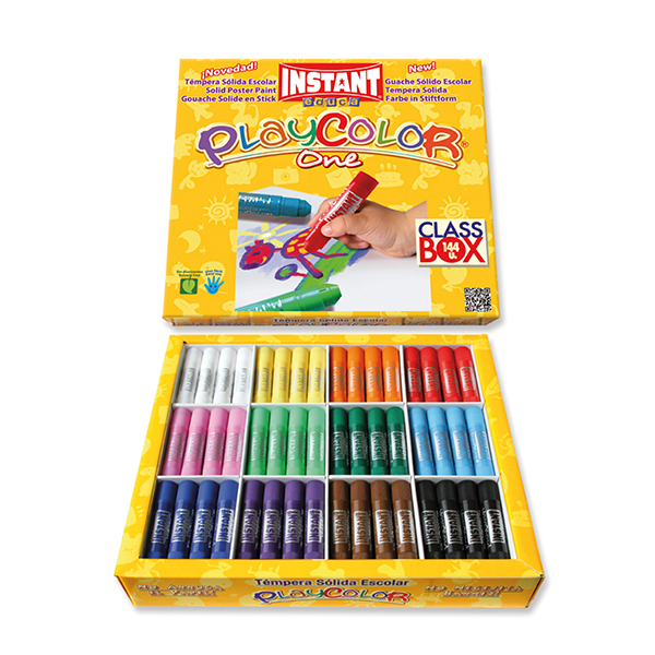 Témpera playcolor one. Kit 144 u.