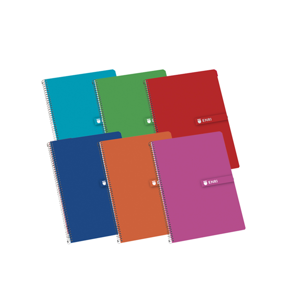 Cuaderno espiral tapa dura Enri