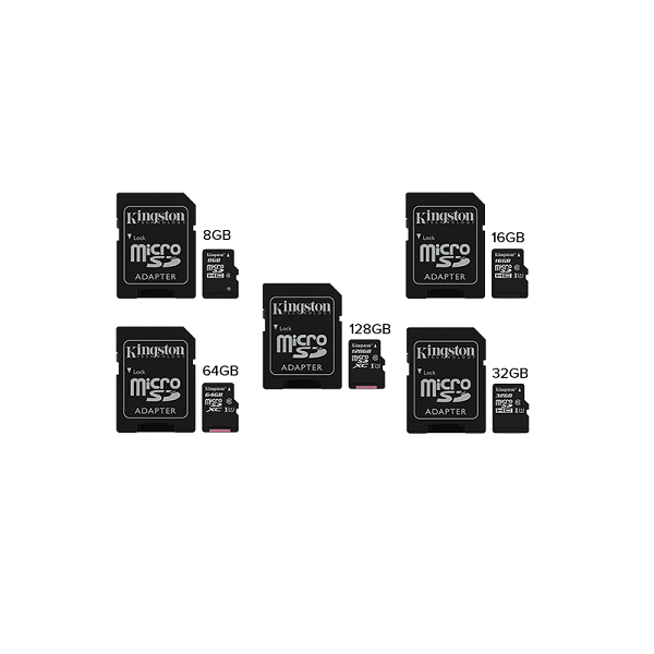 Tarjetas memoria micro SD Kingston