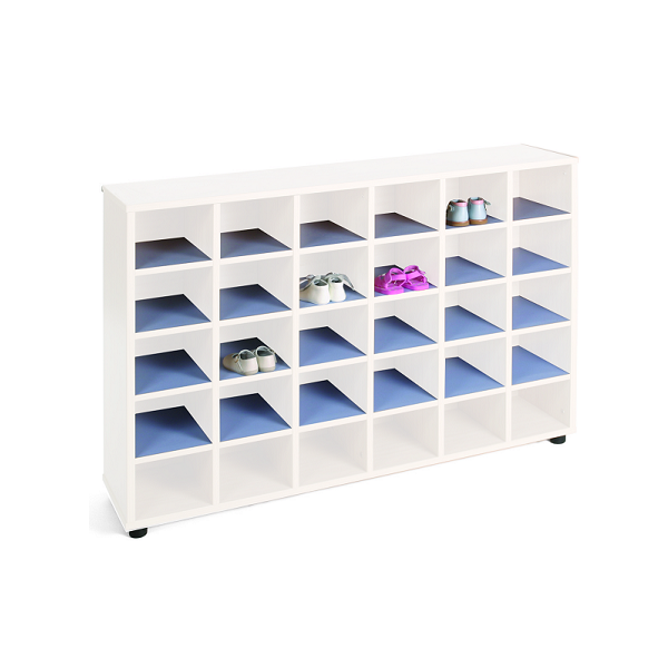 Mueble zapatero blanco