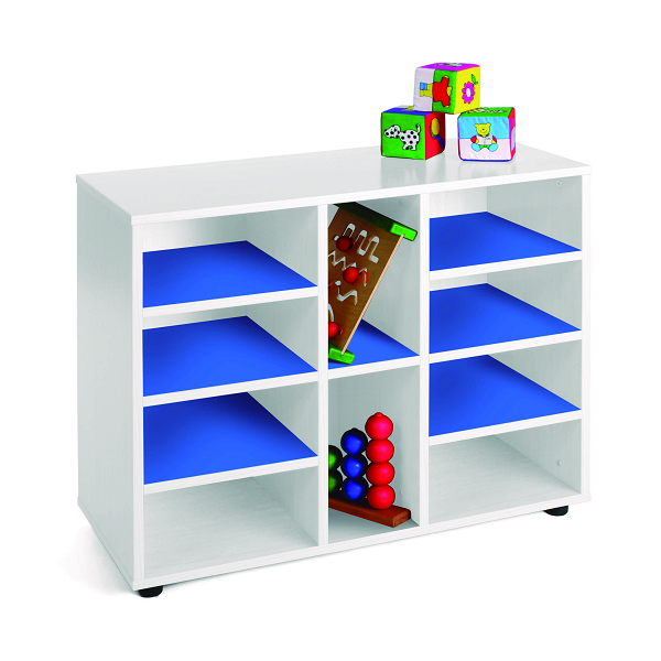 Mueble 10 casillas blanco