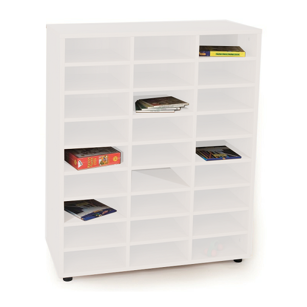 Mueble 27 casillas blanco