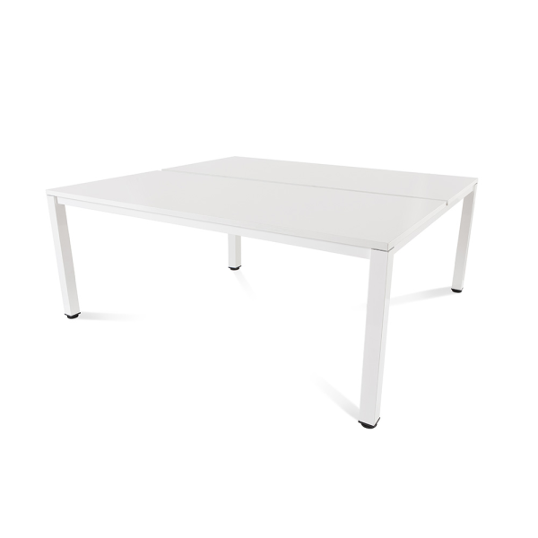 Mesa Executive rect. doble est. Blanco 180x163