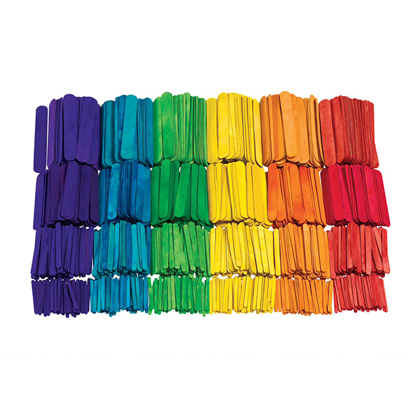 Palillos variados colores surtidos. Pack 1200