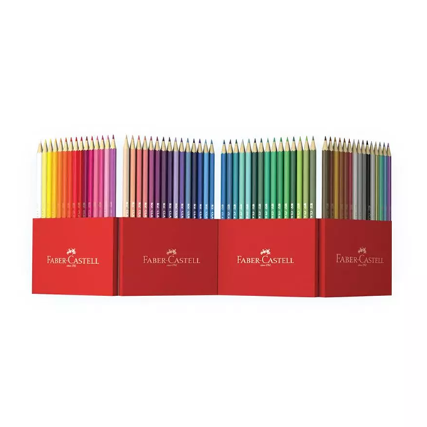 Ecolápiz color Faber-Castell. Estuche 60 u.