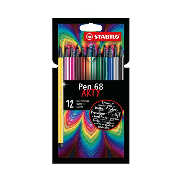 Rotulador Stabilo Pen 68 Arty caja 12 u.