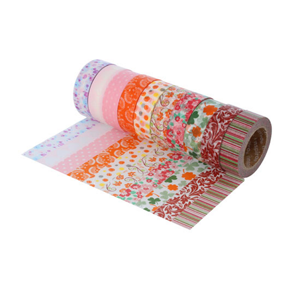 Cintas masking floral. Set de 10