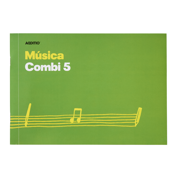 Cuaderno música primaria combi 5 Additio 48 p.