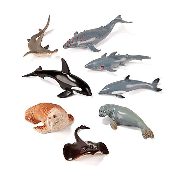 Animales marinos 8 figuras