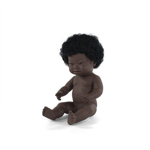 Bebé síndrome de down africano 38 cm.