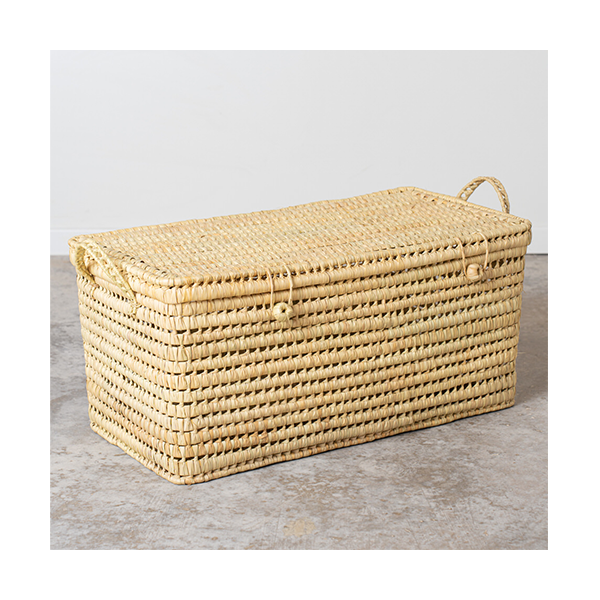 Baúl de palma y caña Inka