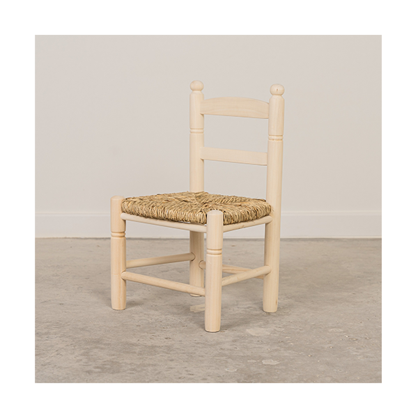 Silla enea infantil natural