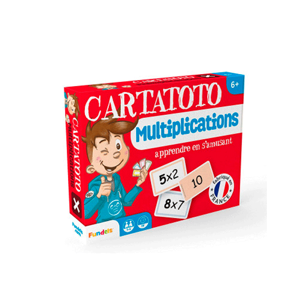 Tarjetas didácticas multiplicaciones
