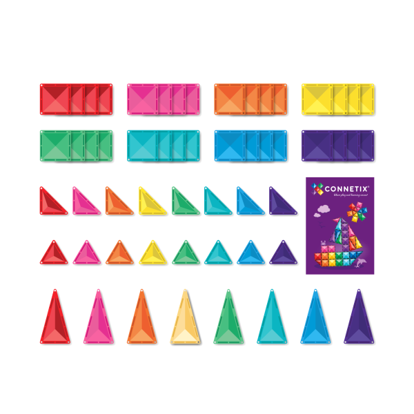 Connetix Bright Starter. Pack 56 piezas