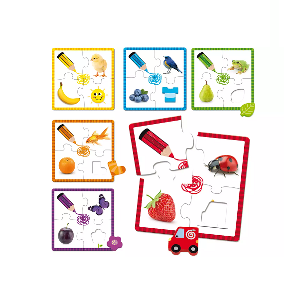 Puzzle colores. Set 6 u.