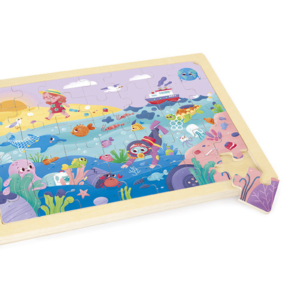 Eco puzzle salvemos el planeta. Set 4 u.