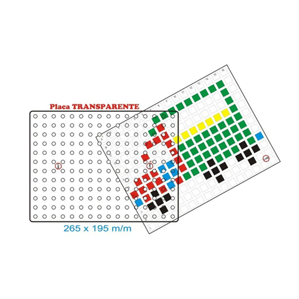 Diverpul 5 placas transparentes