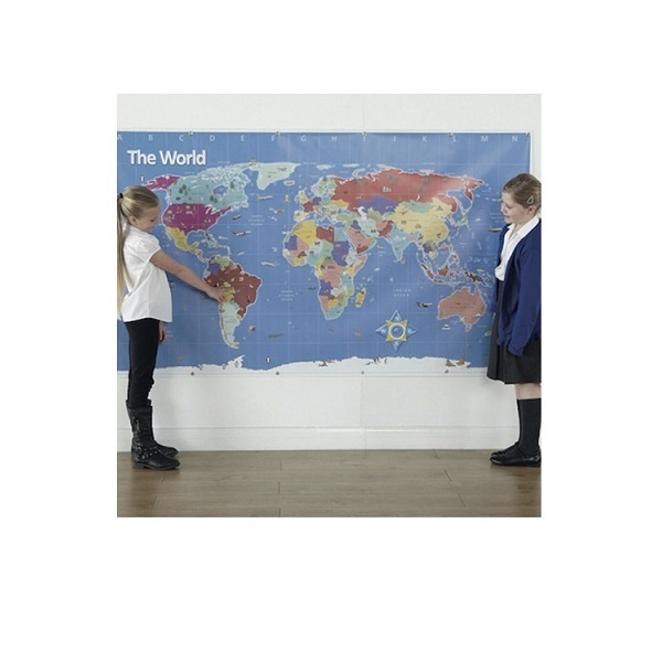 Alfombrillas mesa mapas mundo. Bee & Blue bot